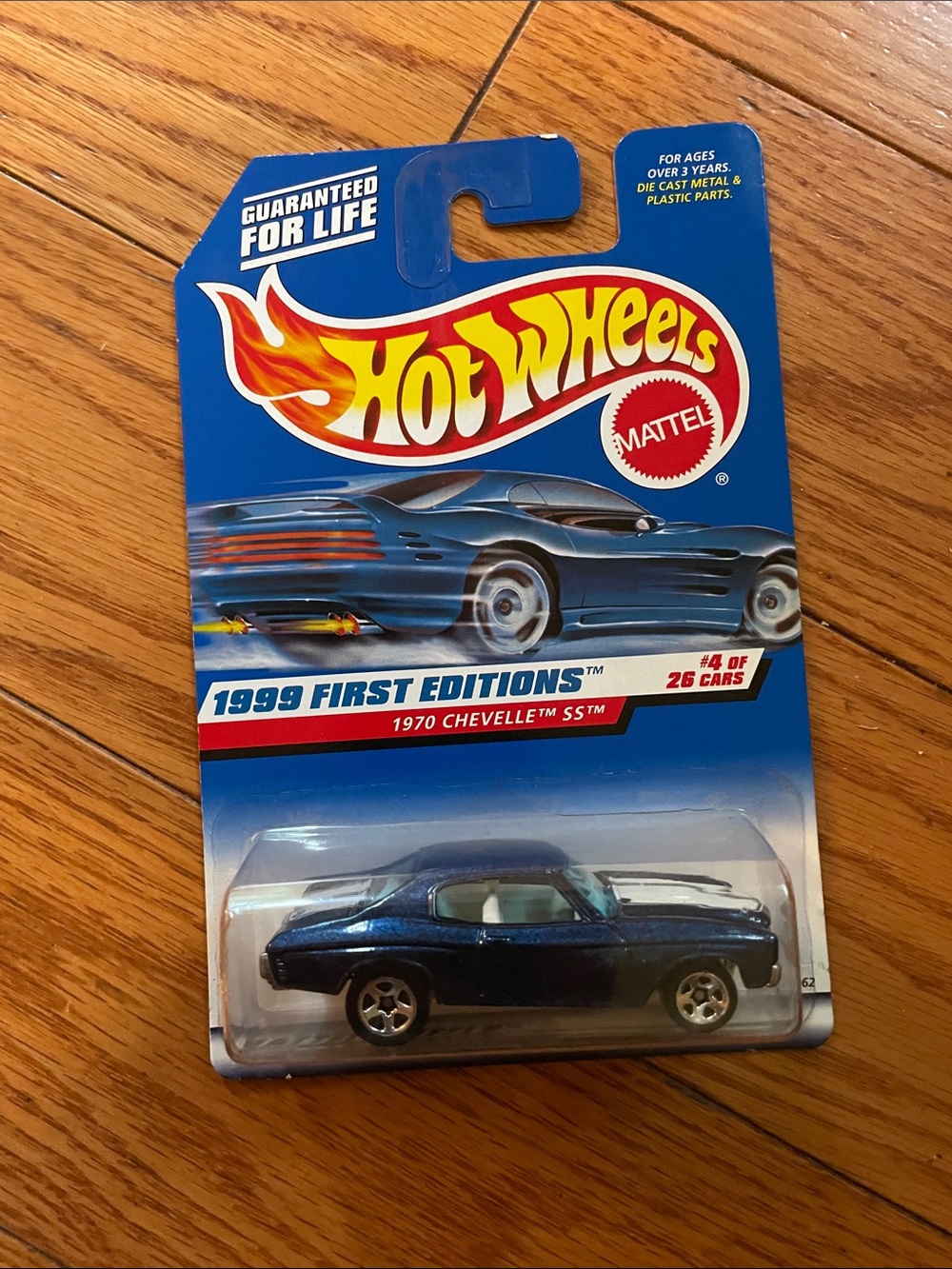 Hot Wheels 1999 First Editions 1970 Chevelle SS - Metallic Blue